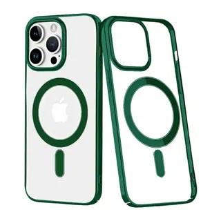 Apple iPhone 14 Pro Kılıf Element Magneticsafe Sert Kapak - Köknar Yeşili