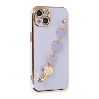 Apple iPhone 14 Kılıf Esila Silikon - Lila