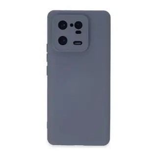 Xiaomi Mi 13 Pro Kılıf Nano içi Kadife Silikon - Gri