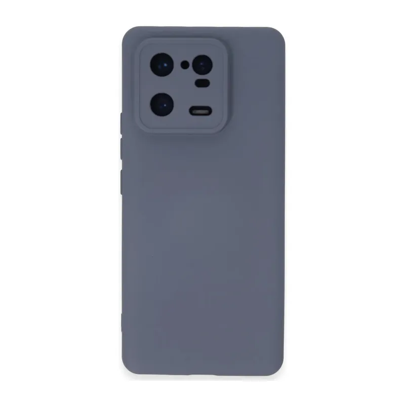 Xiaomi Mi 13 Pro Kılıf Nano içi Kadife Silikon - Gri