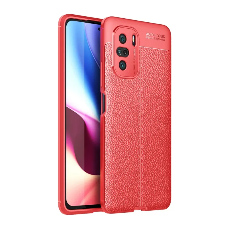 Xiaomi Poco F3 Kılıf Auto Focus Kapak - Kırmızı