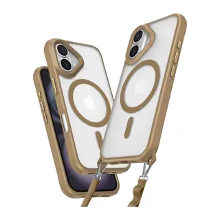 Apple iPhone 16 Kılıf Enka Magsafe Silikon Kılıf - Desert