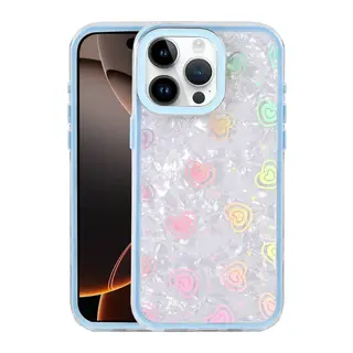 Apple iPhone 15 Pro Lumi Desenli Kapak - Mavi