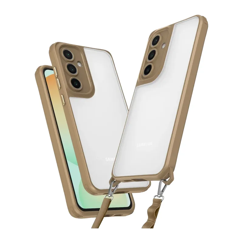 Samsung Galaxy A15 4G Kılıf Penta Silikon Kılıf - Çöl Titanyum