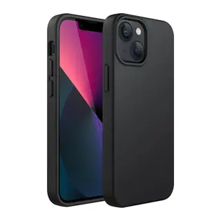 Apple iPhone 14 Plus Kılıf First Silikon - Siyah