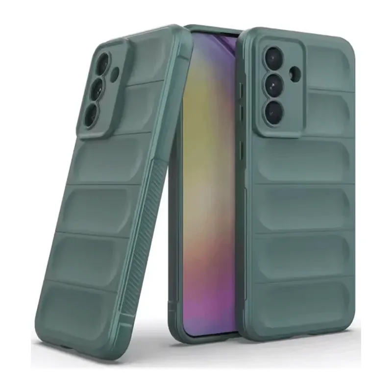Samsung Galaxy A26 Kılıf Optimum Silikon - Koyu Yeşil