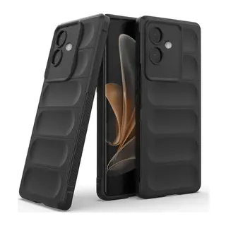 Oppo A3 Kılıf Optimum Silikon - Siyah