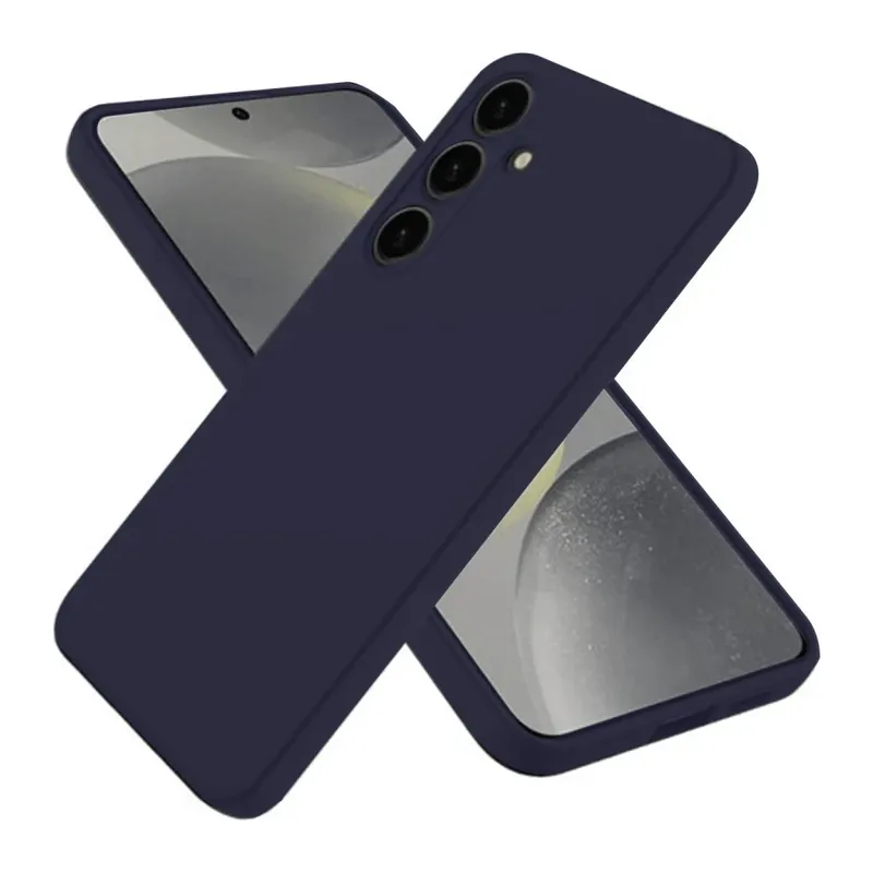 Samsung Galaxy A56 Kılıf Nano içi Kadife Silikon - Lacivert