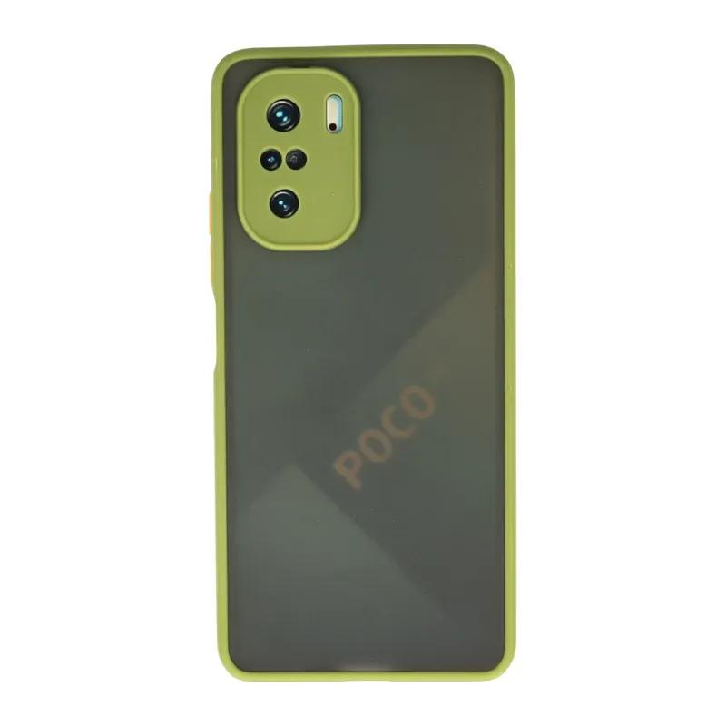 Xiaomi Poco F3 Kılıf Montreal Silikon Kapak - Açık Yeşil
