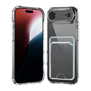 Apple iPhone 17 Air Kart Şeffaf Silikon - Şeffaf