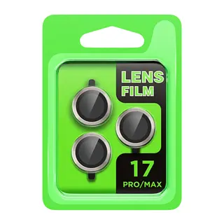 Apple iPhone 17 Pro Raze Metal Kamera Lens - Gri