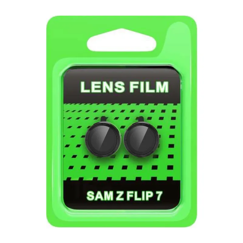 Samsung Galaxy Z Flip 7 Raze Metal Kamera Lens - Siyah