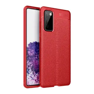 Samsung Galaxy S20 FE Kılıf Auto Focus Kapak - Kırmızı