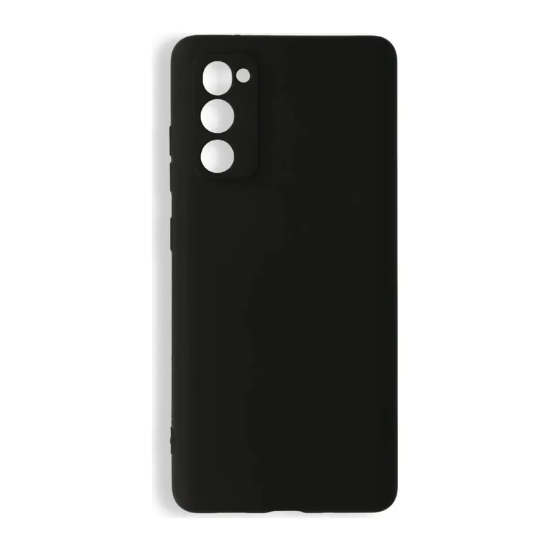 Samsung Galaxy S20 FE Kılıf Nano içi Kadife Silikon - Siyah