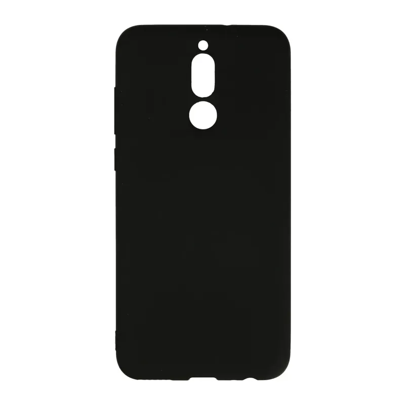 Huawei Mate 10 Lite Kılıf Nano içi Kadife Silikon - Siyah