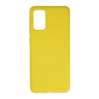 Samsung Galaxy S20 Plus Kılıf Nano içi Kadife Silikon - Sarı