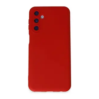 Samsung Galaxy M14 5G Kılıf Nano içi Kadife Silikon - Kırmızı
