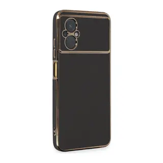 Xiaomi Poco M5 Kılıf Volet Silikon - Siyah