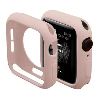 Apple Watch 40mm Silikon Alt Kasa - Pudra