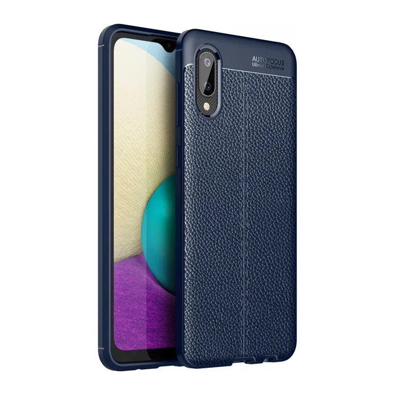 Samsung Galaxy A02 Kılıf Auto Focus Kapak - Lacivert