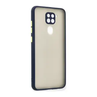 Xiaomi Redmi Note 9 Kılıf Montreal Silikon Kapak - Lacivert