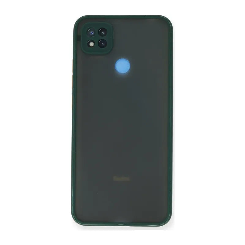 Xiaomi Redmi 9C Kılıf Montreal Silikon Kapak - Yeşil