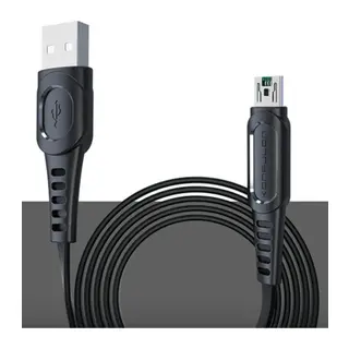 Konfulon DC24 Micro USB Kablo 1.2M 4A - Siyah