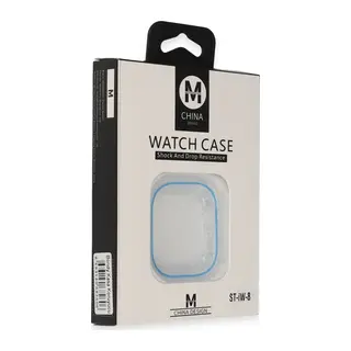 Movenchy Apple Watch Ultra 49mm Bondy Kasa Koruyucu - Mavi
