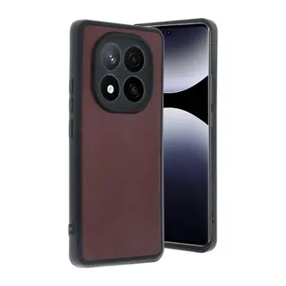 Xiaomi Redmi Note 14 Pro 4G Kılıf Aras Deri Kapak - Bordo