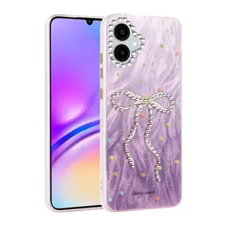 Samsung Galaxy A06 Kılıf Blade Aynalı Desenli Kapak - Desen 1