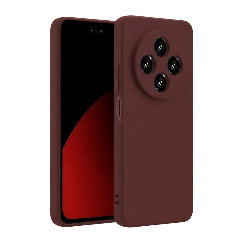 Xiaomi Redmi 14C Kılıf First Silikon - Bordo