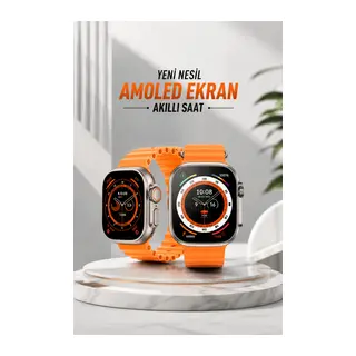 Akıllı Saat Android ve İOS Uyumlu 49 MM NFC Özelliği GPS Takibi