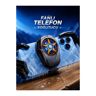 Fanlı Radyatör Soğutucu Telefon Soğutucu Tüm Telefonlara Uyumlu