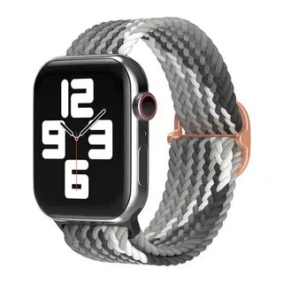 Apple Watch 42mm Star Kordon - Gri-Siyah