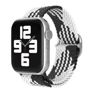 Watch 22mm Star Kordon - Siyah-Beyaz