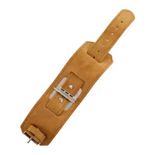 Apple Watch 42mm NL17 Deri Kordon - Taba