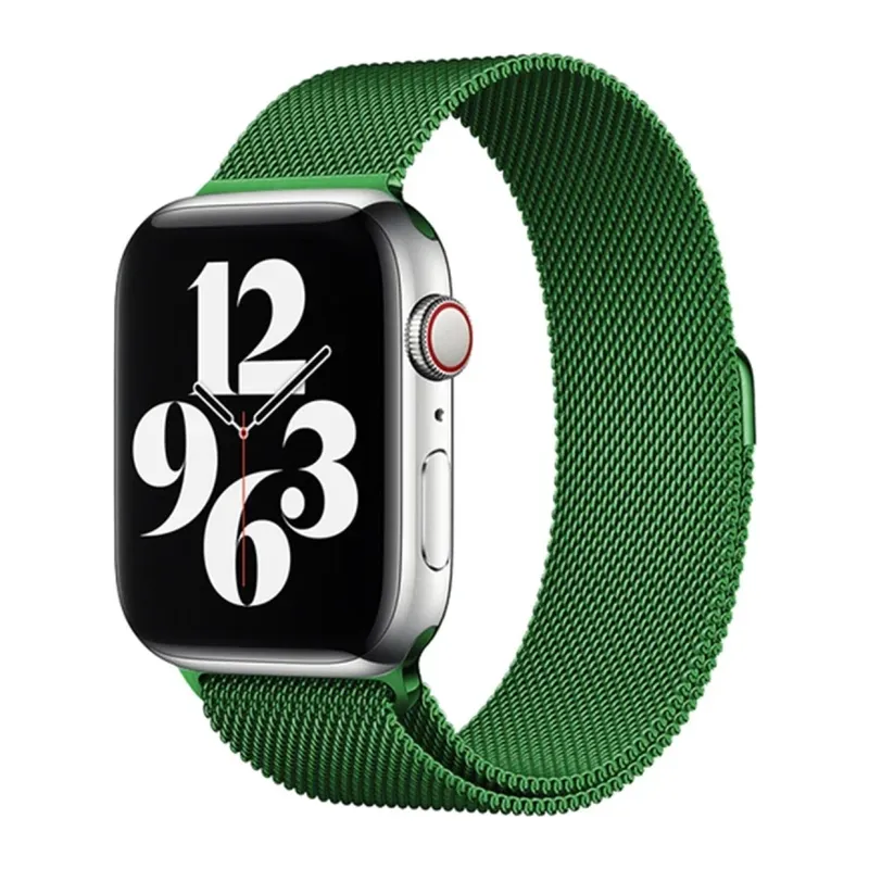 Apple Watch 38mm Metal Mıknatıslı Kordon - Yeşil