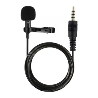 3.5mm Jak 1.5 Metre Double Mikrofon - Siyah