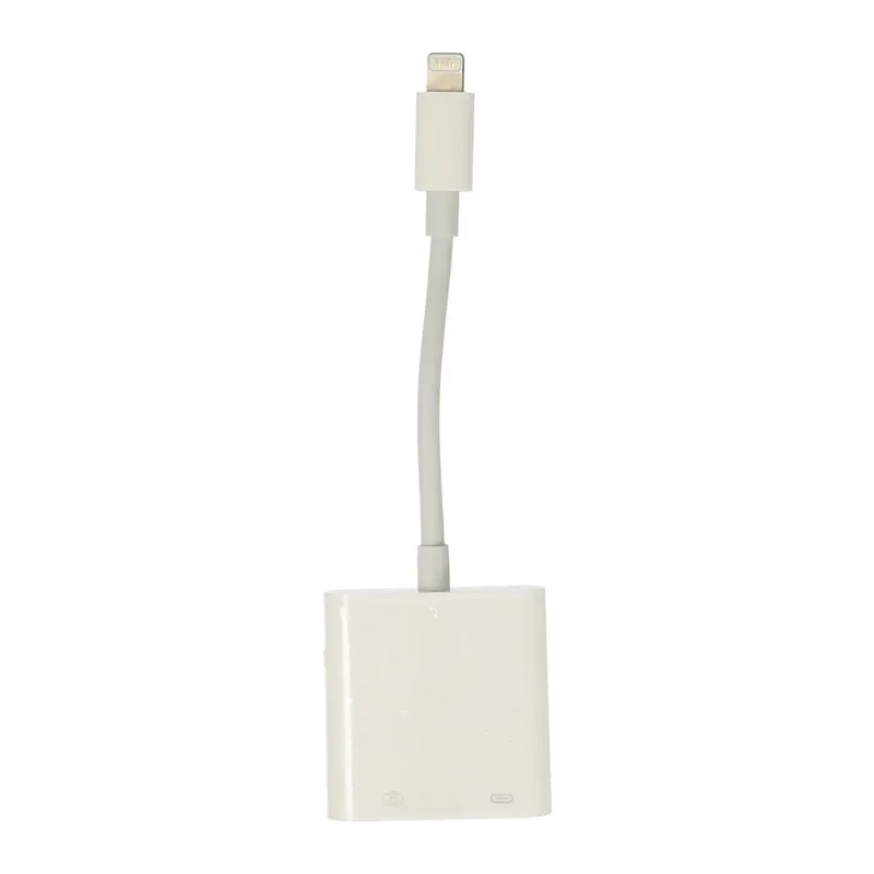 APR22 Iphone Otg 2in1 - Beyaz