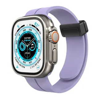 Apple Watch 38mm KR412 Elegance Stylısh Kordon - Lila