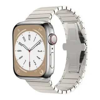 Apple Watch 38mm KR413 Fine Steel Kordon - Yıldız Işığı