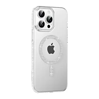 Joko Apple iPhone 15 Pro Move Taşlı Magsafe Kapak - Natural Grey