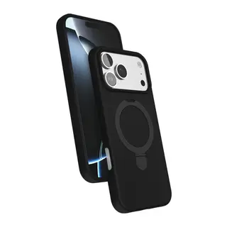 Apple iPhone 17 Pro Regal Magsafe Standlı Kapak - Siyah