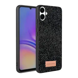 Onegif Samsung Galaxy A07 4G Bright Simli Kapak - Siyah