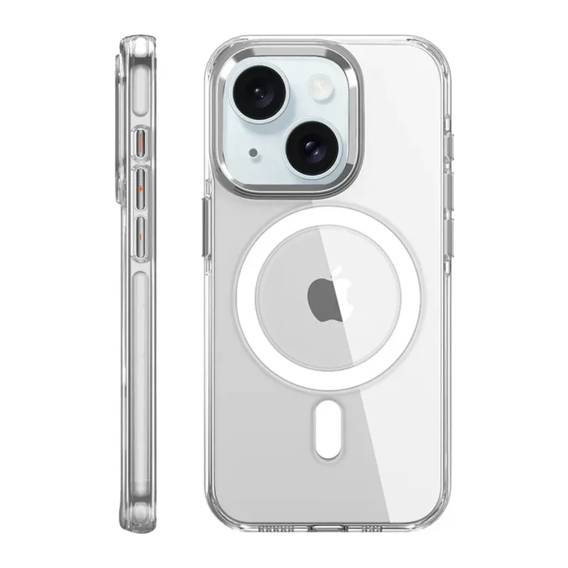 Joko Apple iPhone 15 Pro Kılıf Crystal Magsafe Kapak - Şeffaf