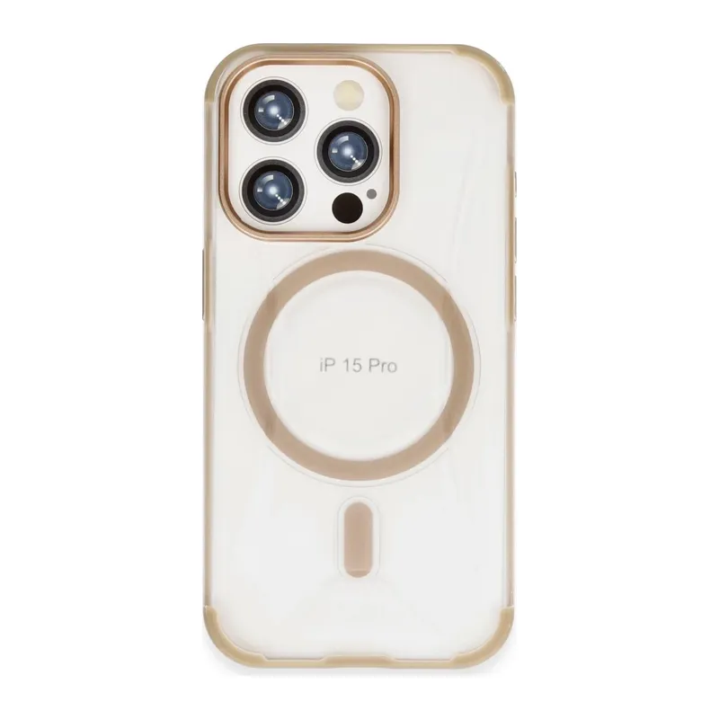 Joko Apple iPhone 15 Pro Hilton Magsafe Kapak - Gold
