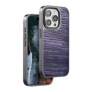 Venco Apple iPhone 15 Pro Wave Kapak - Derin Mor