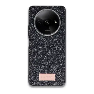 Onegif Xiaomi Redmi A3 4G Bright Simli Kapak - Siyah