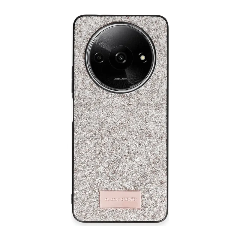 Onegif Xiaomi Redmi A3 4G Bright Simli Kapak - Gold
