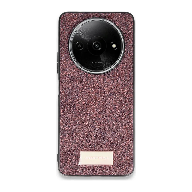 Onegif Xiaomi Redmi A3 4G Bright Simli Kapak - Derin Mor